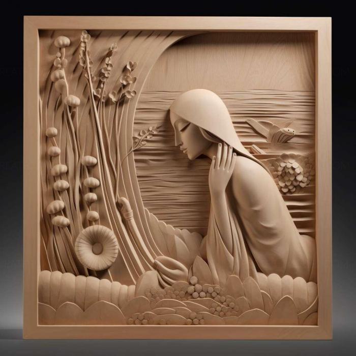 نموذج ثلاثي الأبعاد لآلة CNC 3D Art 